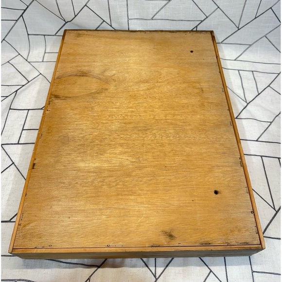 Multi Compartment Storage Shelf Organizer Cassette Tape 100 slots Natural Wood - Picture 3 of 11